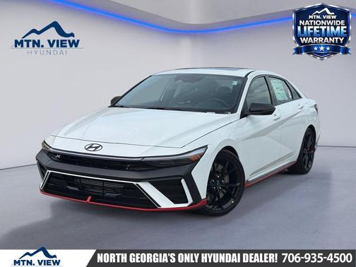 Atlas White 2026 Hyundai ELANTRA N Base Sedan