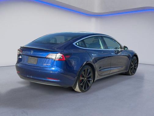 Blue 2020 Tesla Model 3 Performance