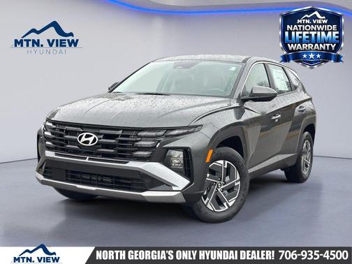 Amazon Gray 2026 Hyundai TUCSON Hybrid Blue SE