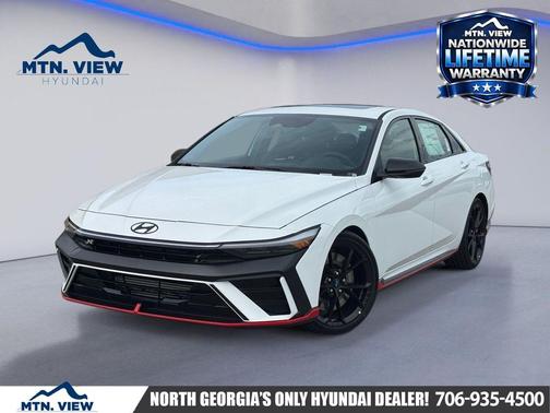 Atlas White 2026 Hyundai ELANTRA N Base