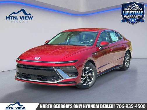 Ultimate Red 2026 Hyundai SONATA Hybrid Base