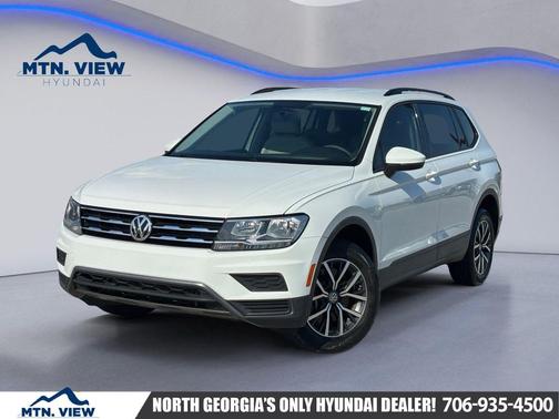 Pure White 2021 Volkswagen Tiguan 2.0T S