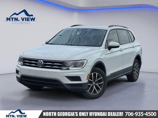 Pure White 2021 Volkswagen Tiguan 2.0T S