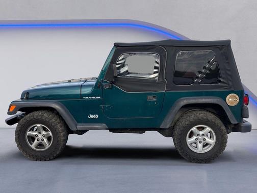 Emerald Green 1997 Jeep Wrangler SE