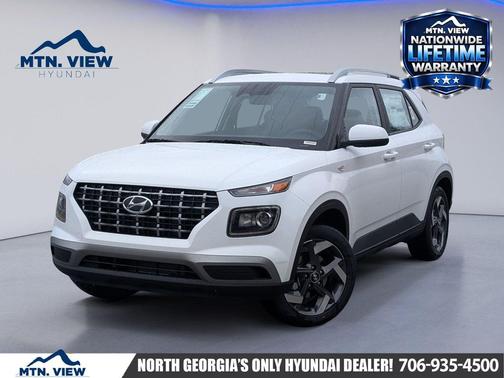 Lunar White 2026 Hyundai VENUE SEL