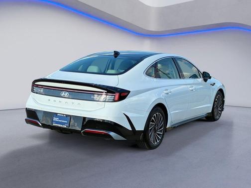 Serenity White 2026 Hyundai SONATA Hybrid Limited