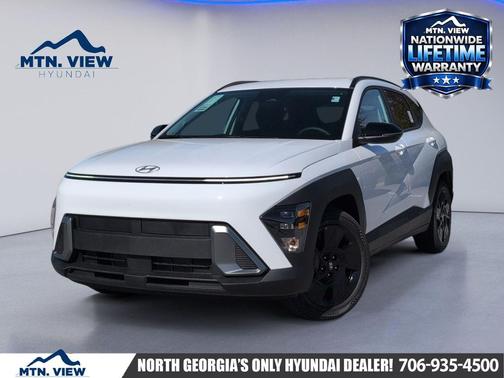 Atlas White 2026 Hyundai KONA SEL Sport