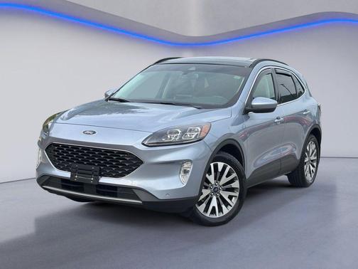 Iced Blue Silver Metallic 2022 Ford Escape Titanium