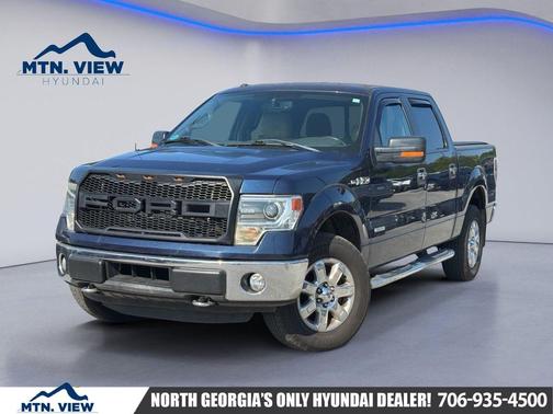 Blue 2014 Ford F-150 XLT