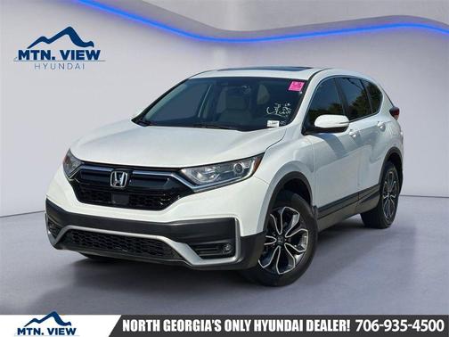 White 2020 Honda CR-V AWD EX-L