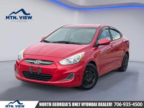 Boston Red Metallic 2016 Hyundai Accent SE