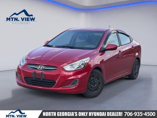 Boston Red Metallic 2016 Hyundai Accent SE