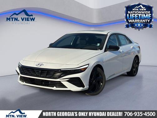 Serenity White 2026 Hyundai ELANTRA Sport