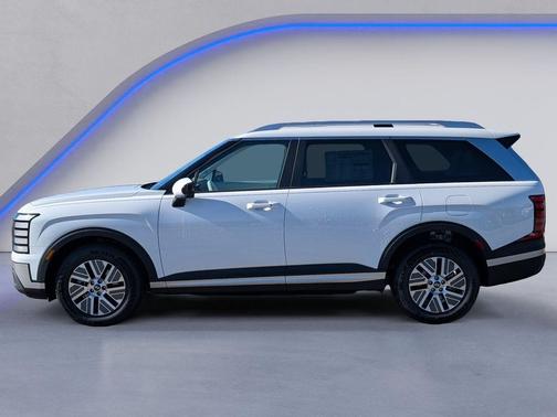 Creamy White Pearl 2026 Hyundai Palisade Hybrid Blue SEL 7P