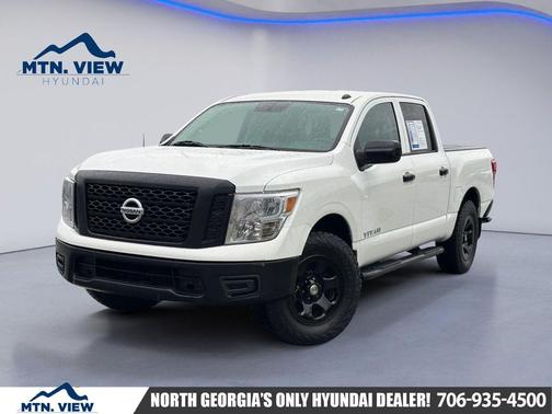 Glacier White 2019 Nissan Titan S