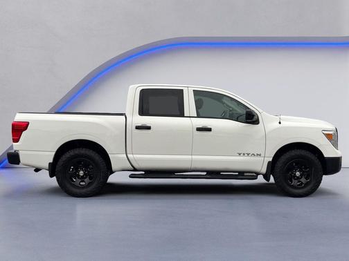 Glacier White 2019 Nissan Titan S