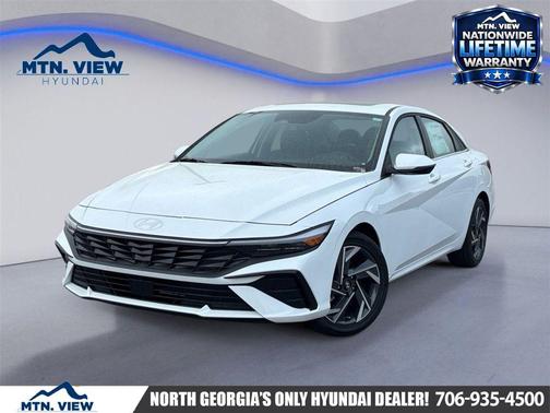 Serenity White 2026 Hyundai ELANTRA Limited