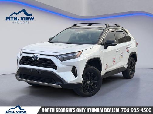 Wind Chill Pearl 2024 Toyota RAV4 Hybrid SE