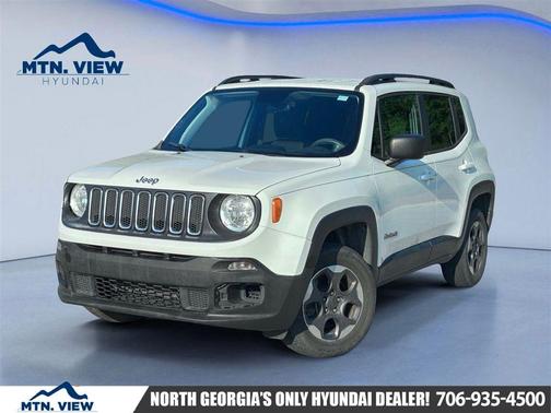 Alpine White 2018 Jeep Renegade Sport