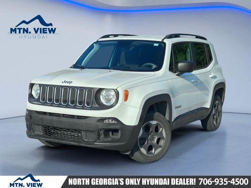 Alpine White 2018 Jeep Renegade Sport