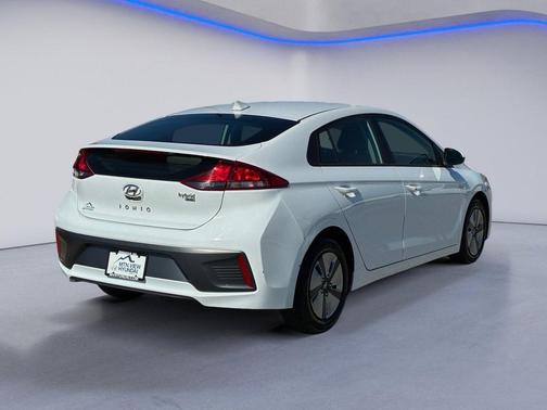 Ceramic White 2021 Hyundai IONIQ Hybrid Blue