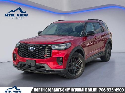 Red Metallic 2025 Ford Explorer ST