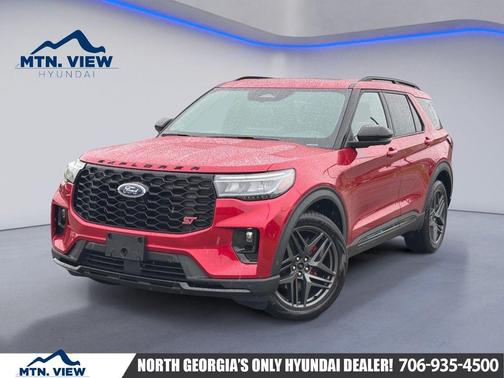 Red Metallic 2025 Ford Explorer ST