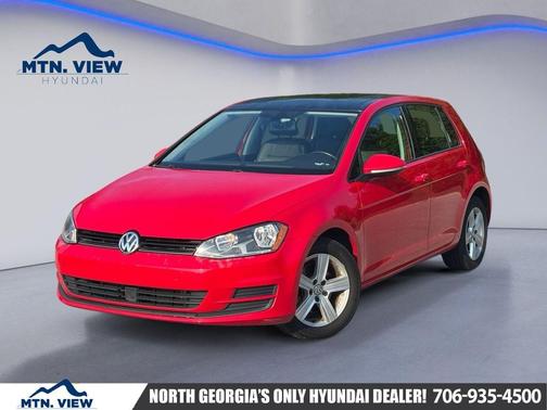 Tornado Red 2017 Volkswagen Golf TSI Wolfsburg Edition 4-Door