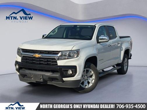 Summit White 2021 Chevrolet Colorado LT