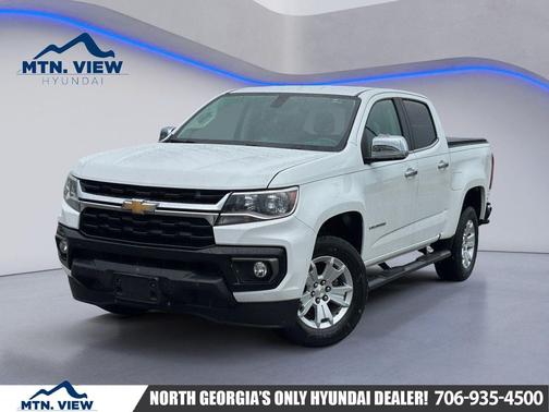 Summit White 2021 Chevrolet Colorado LT