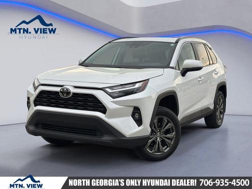 Wind Chill Pearl 2025 Toyota RAV4 Hybrid XLE Premium