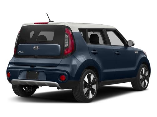 Mysterious Blue/White Roof 2018 Kia Soul +