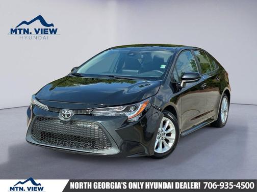 Black Sand Pearl 2020 Toyota Corolla LE
