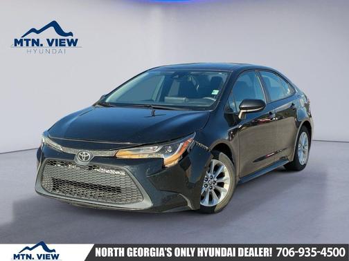 Black Sand Pearl 2020 Toyota Corolla LE