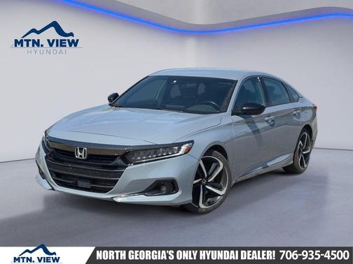 Gray 2021 Honda Accord Sport 1.5T