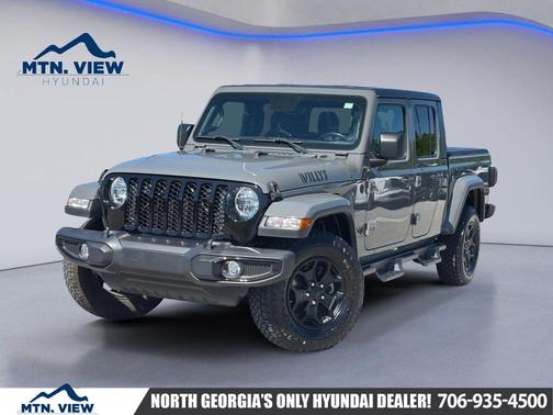 Sting-Gray Clearcoat 2021 Jeep Gladiator Willys 4x4