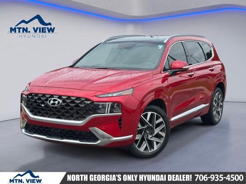 Calypso Red 2023 Hyundai SANTA FE Calligraphy