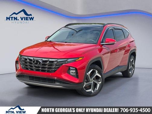 Calypso Red 2023 Hyundai TUCSON Limited