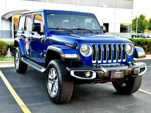 Ocean Blue Metallic Clearcoat 2018 Jeep Wrangler Unlimited Sahara