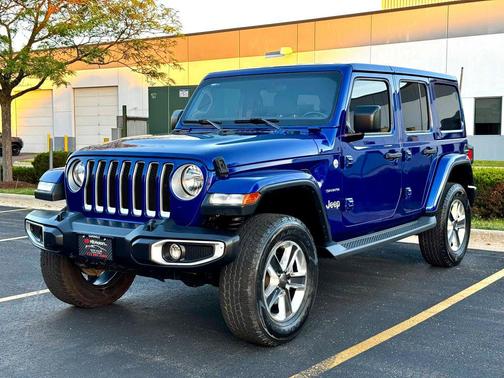 Ocean Blue Metallic Clearcoat 2018 Jeep Wrangler Unlimited Sahara