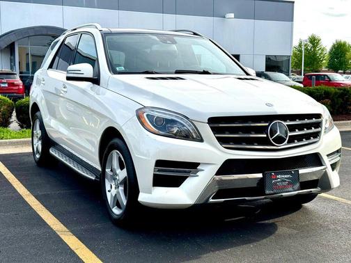 White 2015 Mercedes-Benz M-Class 4MATIC