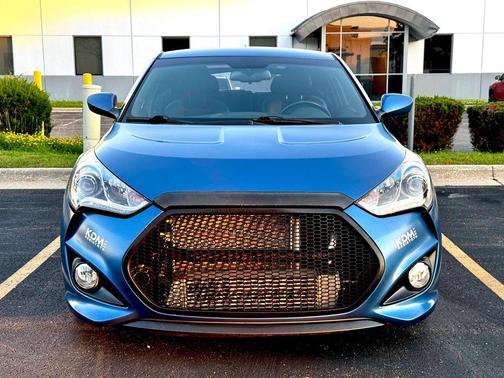 Matte Blue 2016 Hyundai Veloster Turbo Rally Edition