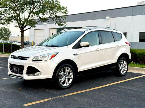 White Platinum Tricoat 2014 Ford Escape Titanium