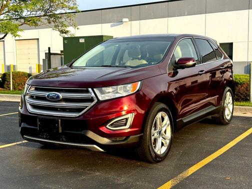 Burgundy Velvet Metallic Tinted Clearcoat 2017 Ford Edge Titanium