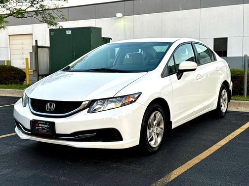 Taffeta White 2014 Honda Civic LX