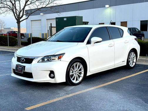 White 2012 Lexus CT 200h Premium