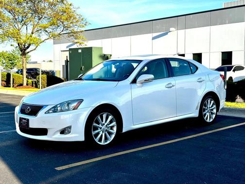 White 2010 Lexus IS 250 Base