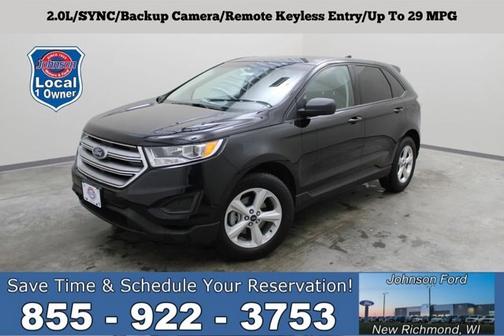 SHADOW BLACK 2018 Ford Edge SE