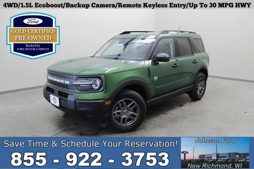 ERUPTION GREEN METALLIC 2025 Ford Bronco Sport BIG BEND