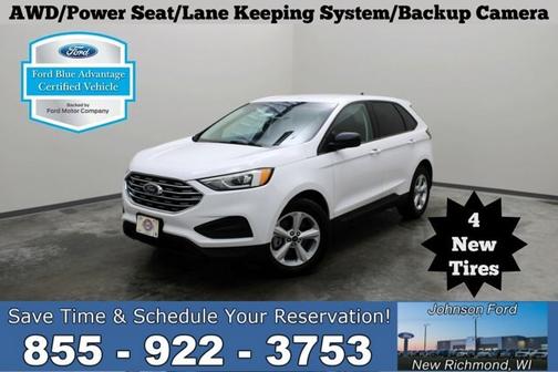 OXFORD WHITE 2020 Ford Edge SE